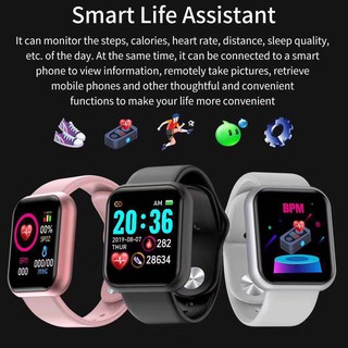 [Fagger]-- Y68 Smartwatch Bluetooth Con Monitor De Frecuencia Cardíaca (9)