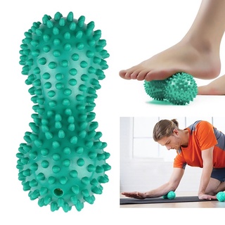forma de cacahuete masaje yoga fitness bola pvc alivio del estrés cuerpo mano masajeador de pies