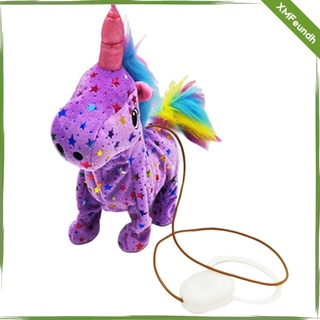 peluche unicornio animal eléctrico juguete robot caminar caballo canto niño\\\\'s