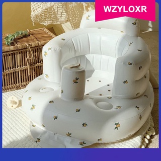 [wzyloxr] Bañera inflable para bebé y niño pequeño, asiento niño niño tiempo de baño diversión bebé flotante aprender a sentarse edad recomendada 6 a 1 (5)