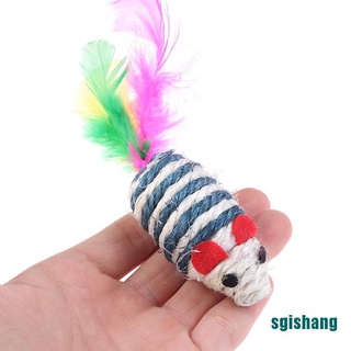 sgishang 21Pc/Set Pet Kit plegable túnel gato juguete divertido canal pluma bolas forma de ratones (3)