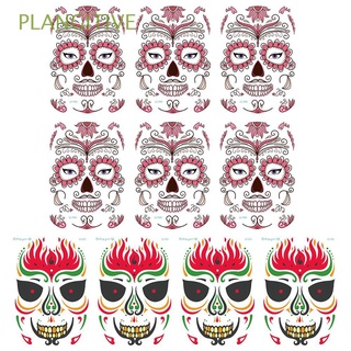 PLANGITIVE Wide Use Face Sticker Long Lasting Cosplay Props Tattoo Stickers Water Transfer Printing Temporary Easy to Clean Masquerade Party Accessories Halloween Decoration