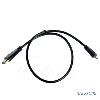 SALESGIRL 1.6 to 32ft Micro HDMI-compatible to HDMI-compatible Male Adapter Converter