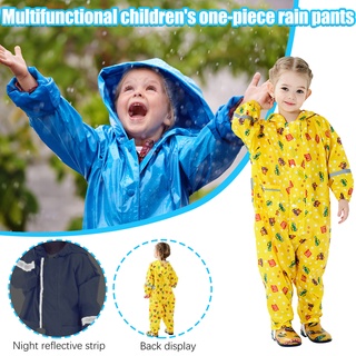 Chamarra anglesky/funda De lluvia para niños unisex con capucha y correa