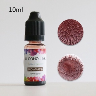 Arin 14Color 10ML Alcohol difusión de tinta resina pigmento Kit líquido colorante tinte arte DIY