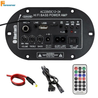 8 Pulgadas 35W SF-2MIC Bluetooth Amplificador De Potencia Clase Estéreo Digital Mini HiFi Bass Sounds TF/USB Con Control Remoto Módulo De Música Inalámbrico DELI (1)