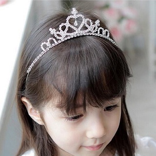 (arichbluehb) 1pcs bebé niñas princesa diadema fiesta niño novia corona diadema cristal diamante tiara en venta (1)