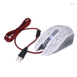 ratón para juegos con cable rgb ergonómico para juegos/mouse usb para computadora/laptop/laptop/mouse para juegos (blanco)