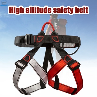 Qswba cinturón de seguridad para escalada en roca arnés profesional de cintura para deportes al aire libre