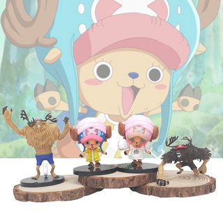 [kaou] 4 piezas joba figura modelo anime one piece acción decorativa pvc creativo miniatura coleccionable para niños