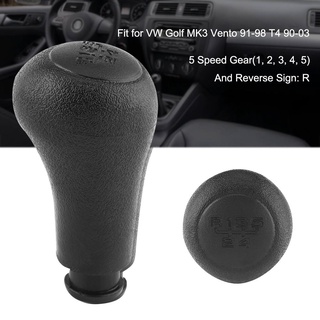 Palanca de cambios de palanca de cambios negro de 5 velocidades para VW Golf MK3 Vento 91-98