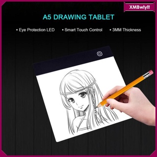 a5 led copia pad trazado caja de luz tablero artista dibujo mesa plantilla 3mm