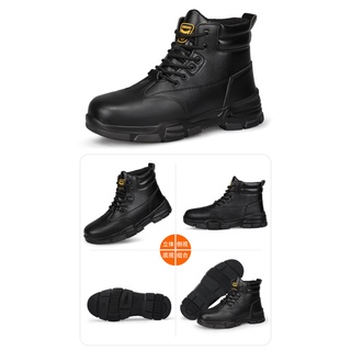 Botas De Seguridad Zapatos De Los Hombres Trabajo Impermeables De Acero Dedo Del Pie Nuevos Antideslizantes Protección (9)