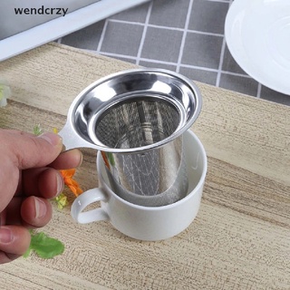 Wendcrzy 304 Stainless Steel Reusable Tea Infuser Strainer Teapot Loose Tea Tea Filter CO