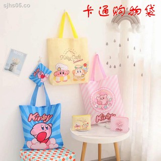 ✷๑Cartoon large-capacity shopping bag portable foldable eco-friendly bag handbag girl fashion bag waterproof storage bag