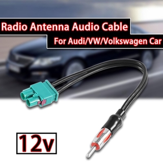 Adaptador de Cable de Audio de Radio antena Cable de Audio macho doble Fakra - Din macho antena para Audi/VW/Volkswagen coche