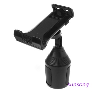 sunsong soporte universal ajustable para taza de coche para iphone ipad samsung galaxy xiaomi huawei 3.5"-11" teléfono móvil o tableta