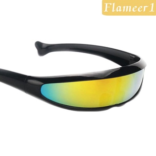 [FLAMEER1] Gafas De Sol Anti UV Divertidas Futuristas De Espacio Estrecho Robot Plástico