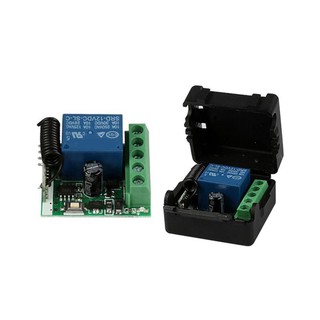 dc 12v 1ch 433mhz universal inalámbrico control remoto interruptor rf relé receptor 433 mhz transmisor botón módulo diy kit (1)
