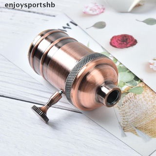 [enjoysportshb] e26/e27 retro vintage antiguo aluminio lámpara de cobre bombilla titular de la bombilla [caliente]