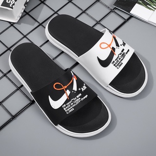 2021 nueva Nike moda hombres zapatillas personalidad Popular de dibujos animados zapatos de playa Velcro Flip-flop sandalias antideslizante resistente al desgaste al aire libre interior