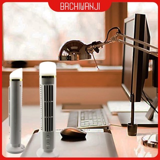 Brchiwji Mini Ventilador De escritorio Usb blanco con luz Led Para oficina/hogar (7)