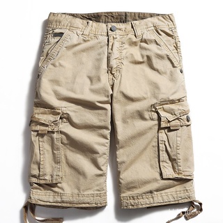 Europea y americana ropa de trabajo pantalones cortos de verano ropa de trabajo pantalones medianos más el tamaño suelto quinto pantalones de grasa pantalones3229