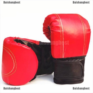 [bsb] 1 par de guantes de boxeo para adultos, saco de boxeo, entrenamiento de artes marciales