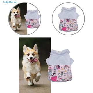 fi camisa de perro resistente al desgarro patrón de flores estampado camisa de perro patrón único para tienda de cachorros