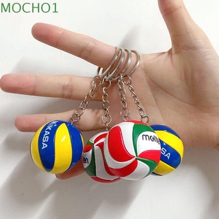 Mocho1 para jugadores bolsa de regalo de cumpleaños colgante de voleibol colgante coche llavero voleibol llavero cuero voleibol (1)
