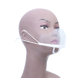 Northvotescastfine 10 pzs mascarilla Facial Ambiental reutilizable de plástico Transparente Para Restaurante Nvcf (7)