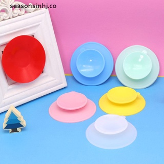 SEA 1pc Baby Toddler Double Sided Suction Cup Mat Tableware Sucker Anti-slip Bowl .