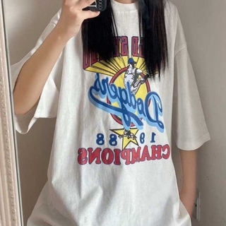 2021harajuku estilo blanco de manga corta T-shirt mujer verano nuevo estilo suelto sentido de diseño nicho ins moda top