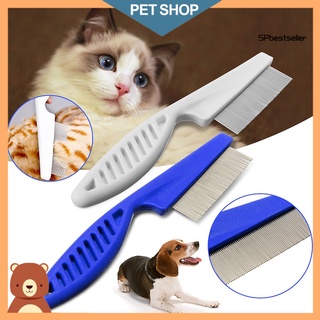 spt cepillo de dientes para perros/gatos/cepillo para aseo de piel/peine para el cabello/herramienta de limpieza portátil de plástico