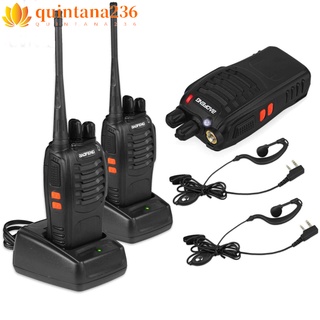 QT- BF-888S UHF 5W Handheld 16 Channels Two Way Radio Walkie Talkie
