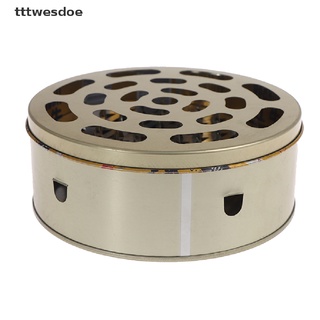 * tttwesdoe* soporte para bobinas de mosquitos para el hogar portátil de mosquitos quemador de incienso caja con tapa venta caliente