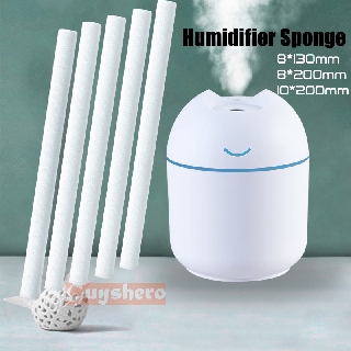 humidificador de algodón filtro de recambio de esponja varilla de palo 10*200mm/8*200mm/8*130mm humidificador ultrasónico parte para todos los humidificadores de aire versión actualizada