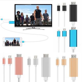 cable adaptador de 8 pines para lightning a hdmi tv av para android ipad iphone 6s 7 plu