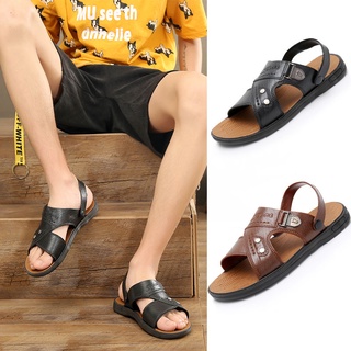 Sandalias de los hombres zapatos de verano de la juventud zapatos de playa de doble uso de mediana edad impermeable sandalias de los hombres y zapatillas