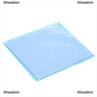 Hihappyhour 100mmx100mmx1mm azul disipador de calor enfriamiento térmico conductivo sin cortar almohadilla de silicona