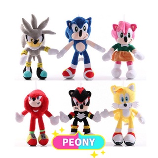PEONY Para Niños Niñas Anime Figura Erizo Juguete De Peluche Muñeca Plushies Lindo Sonic Presente/Multicolor