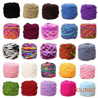 GOLJSWC 100g/1ball Algodón Suave Tejer A Mano Hilo Grueso Tejido Voluminoso Crochet Worested