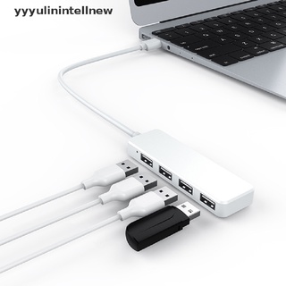 [yyyyulinintellnew] adaptador de cable de expansión multi hub de 4 puertos usb 2.0 para pc/laptop (8)