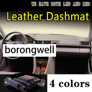 para mercedes-benz w124 v124 clase e 1984-1995 cuero dashmat cubierta del salpicadero alfombra personalizada coche estilo accesorios