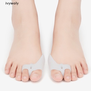 ivywoly - separador de gel de silicona (2 unidades, diseño de dedos grandes, hallux, dolor de pie, pedicura)