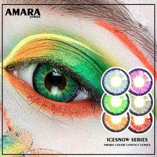 AMARA lentes de contacto de Color serie Icesnow 2 pzs lentes de contacto naturales lentes cosméticos de ojos (1)