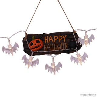 cadena de luz de murciélago transparente de halloween cadena de luz led festival
