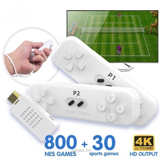 Consola de juegos inalámbrica somatosensorial interactiva Mini 4K HD Consola de juegos doble Y2FIT Consola de juegos de TV Juegos inalámbricos integrados 830