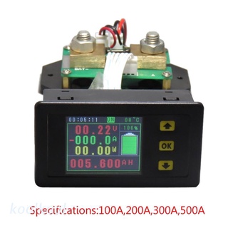 Kool DC120V 100 A LCD Combo medidor de voltaje Monitor de corriente (1)