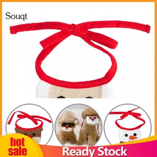Sq exquisito perro bufanda perros gatos babero bufanda Cosplay para navidad